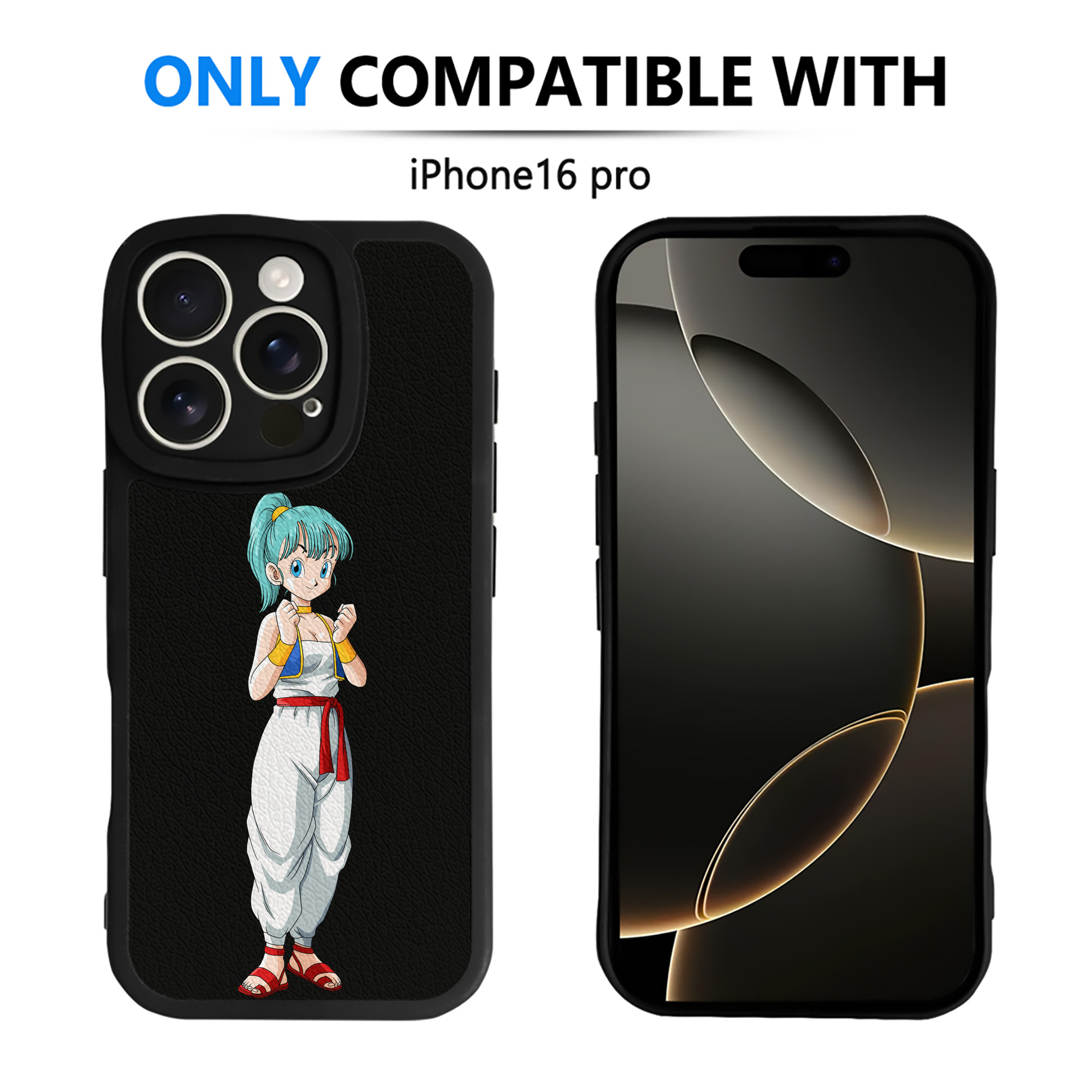 （画像用） ドラゴンボール DRAGON BALL 【iPhone 16シリーズ対応】シリコンスマホケース（レザー調） 材質：シリコン
